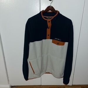 Eddie Bauer Men’s Chutes Mock Neck Fleece